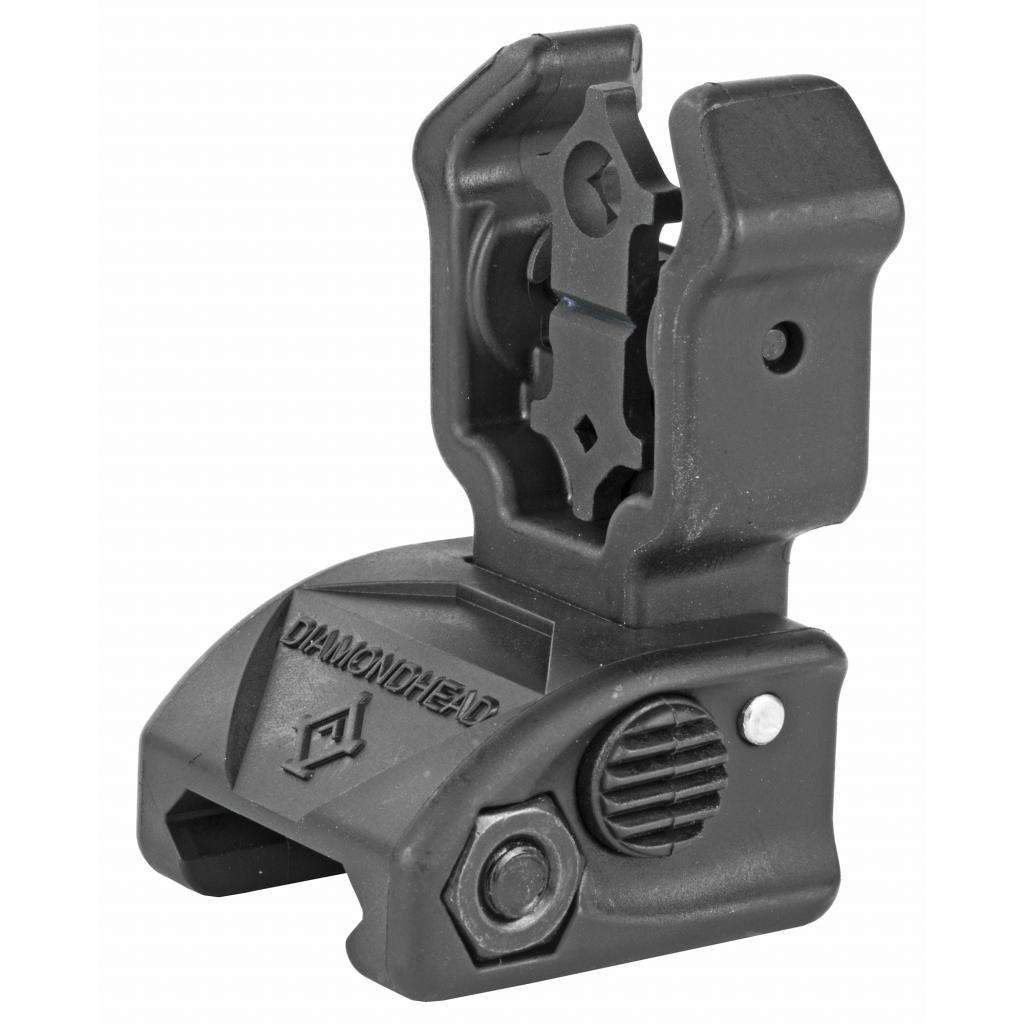 DMDHD POLY DIAMOND REAR SIGHT BLK - TRUE Strategic